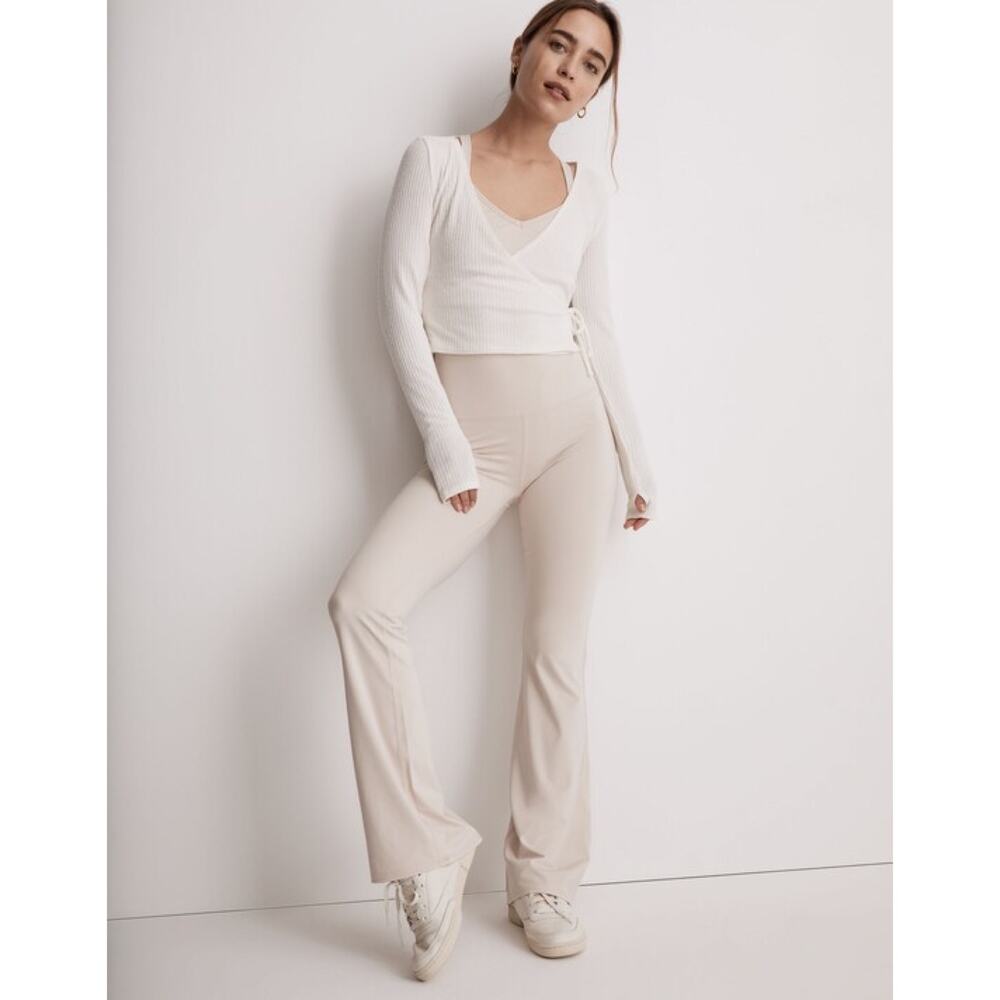 New Madewell Flex Flare Leggings Harvest Moon Women's Size S